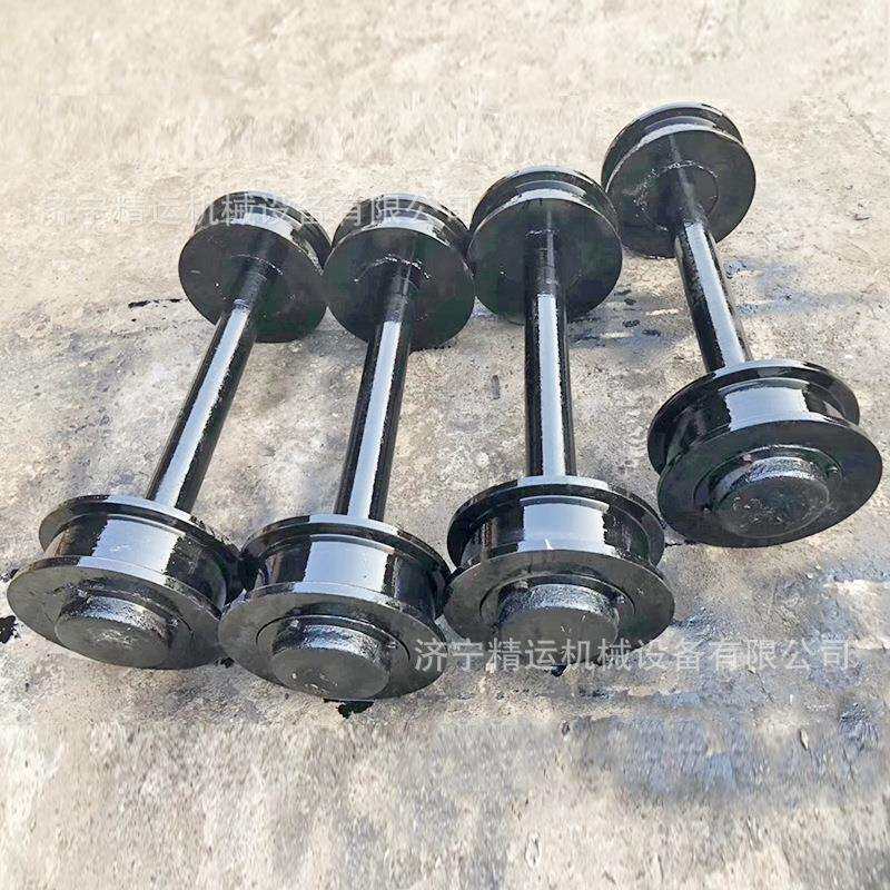 300*600矿车轮对空心实心单轮平板车翻斗式矿标准轮载重1吨轮子