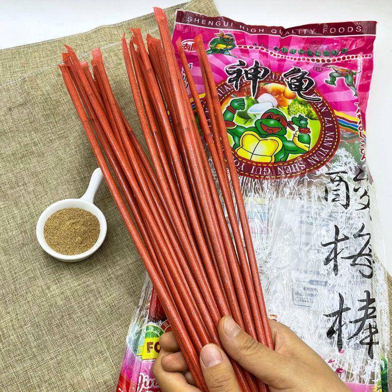 速发现货神龟酸梅粉童年怀旧小零食酸梅棒吸管粉糖儿时记忆经典休