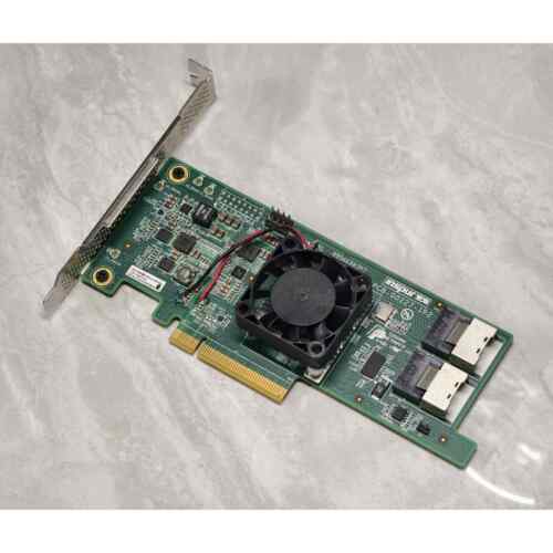 带风扇12G浪潮3008直通卡外置8644 2308HBA卡6G raid卡 iT iR模式