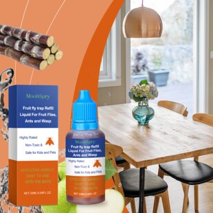Trap Liquid for Fruit Bait Fly Mosquito MOONSPRY and