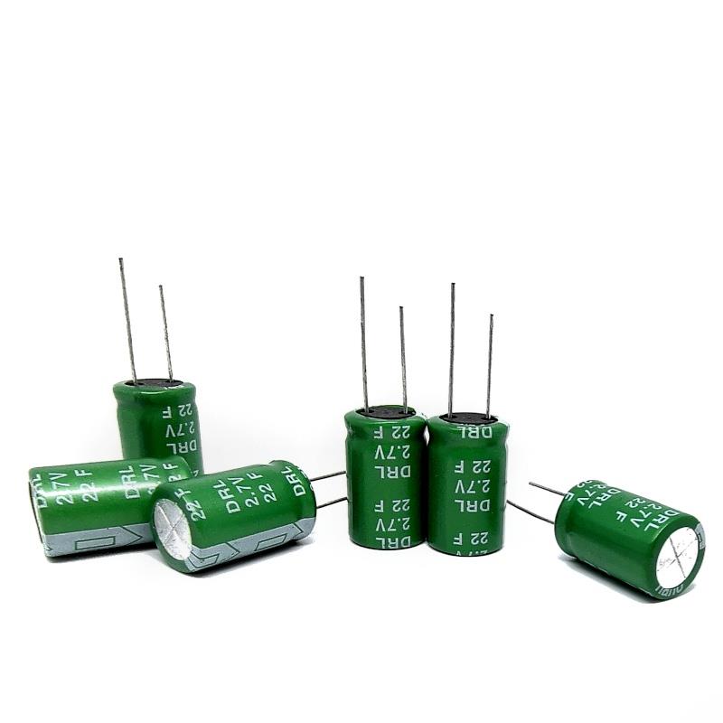 超级法拉电容2.7V/3F/7F/10F/15F/18F/22F/30F/35F/50F/100F/120F