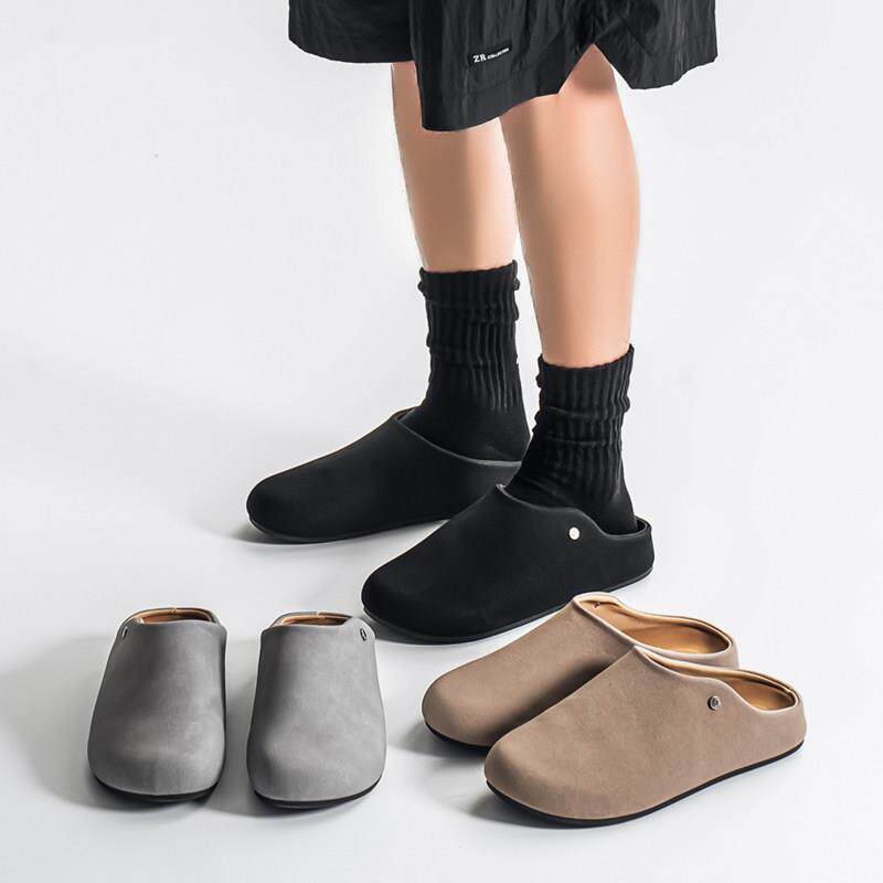 男士室内家居防滑包头拖鞋男夏季外穿休闲耐磨工作上班通勤大码46