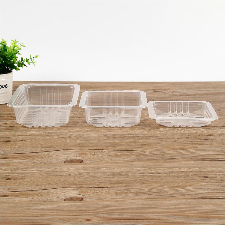 覆2014 2014锁鲜3.0方形烤肉盒PP打包鸭货塑封盒盒无骨鸡爪真空膜