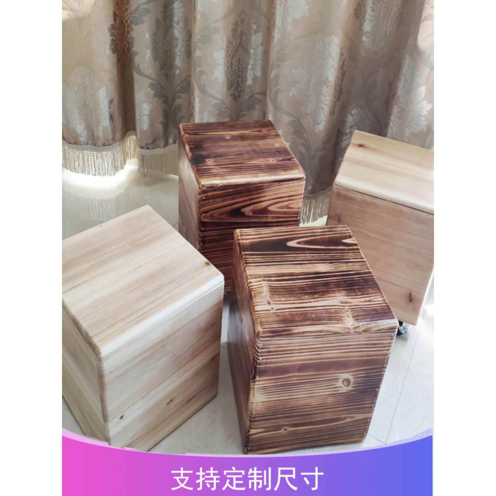 采购产品实木可定制收纳凳,沙发收纳盒,家庭简易换鞋凳,多功能