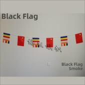 中国佛旗交叉串旗五星红旗五色旗吊旗佛家用品寺庙装 饰彩旗挂旗