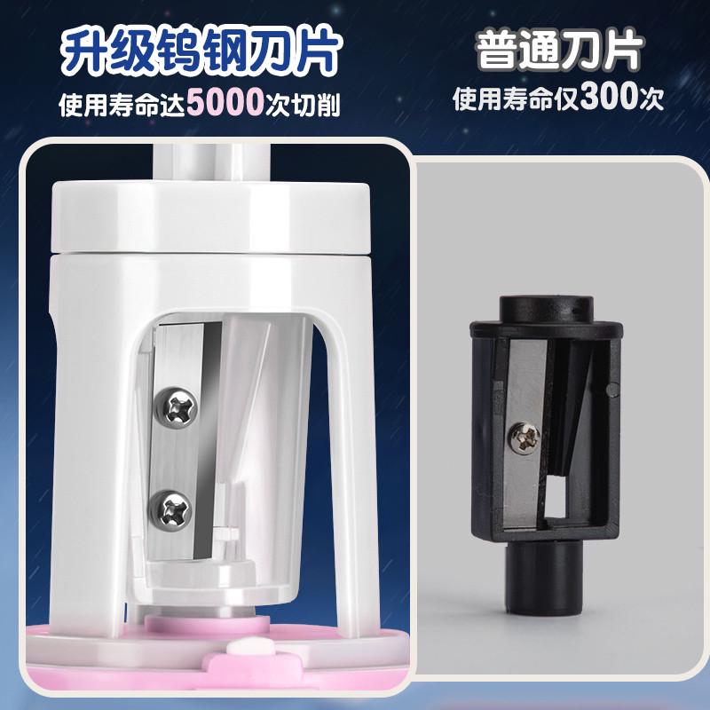 学生全自动削笔器电动转笔刀小学生专用铅笔刀双电源卷笔刀削笔刀