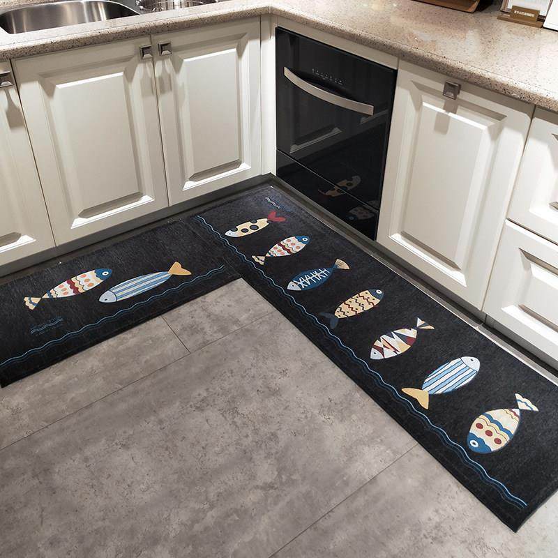厨房地垫吸水防油长条浴室防滑脚垫子进门口门垫卧室地毯免洗可擦,居家布艺,家用脚垫,淘宝优惠券,粉丝福利购,淘宝优惠卷