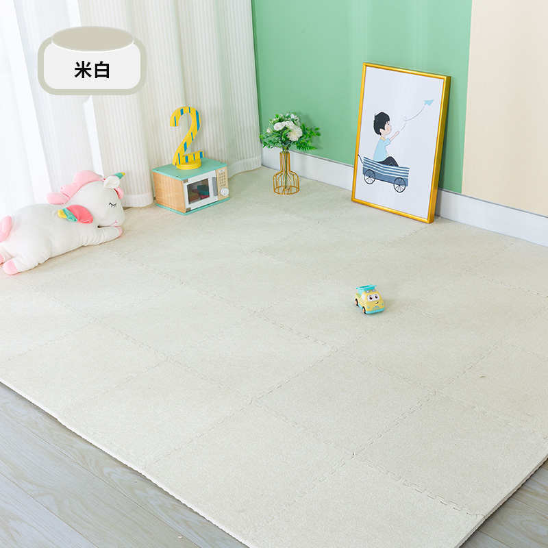 床边全客厅铺铺满毛绒拼接地垫房间卧室地裁剪洗可擦儿童大面积