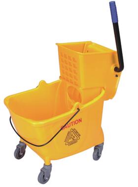 白云清洁A8F0af08080080单桶榨水车酒家居手式挤水店桶32L拖把压