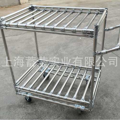 厂家供应 第二代 不锈钢线棒 精益管物流推车