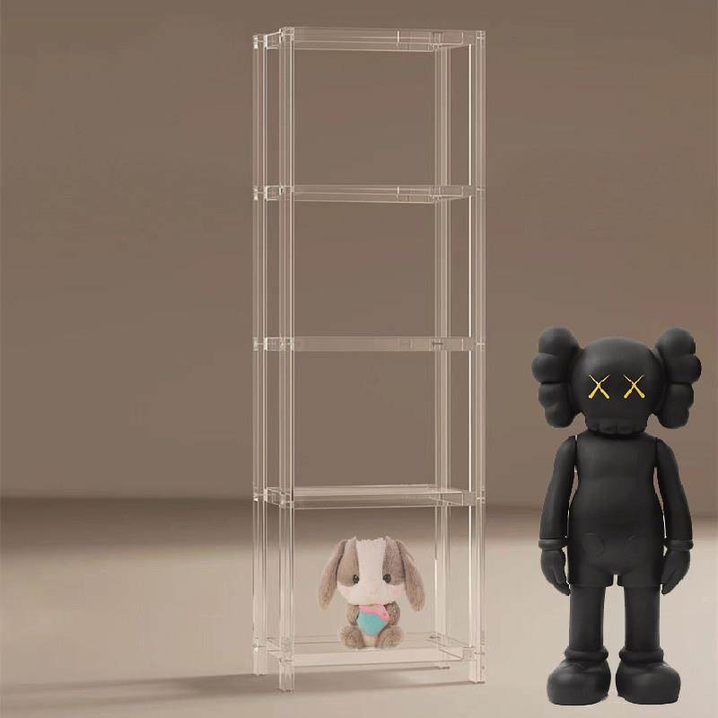 透明亚克力置物架轻奢落地客厅多层展示架子卫生间浴室收纳柜子,住宅家具,搁板/置物架/家用陈列架,淘宝优惠券,粉丝福利购,淘宝优惠卷