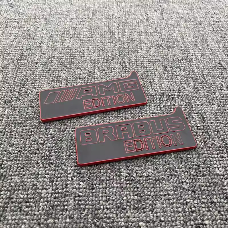 奔驰巴博斯精灵一号BRABUS AMG改装字母个性后尾箱贴标汽车装饰贴