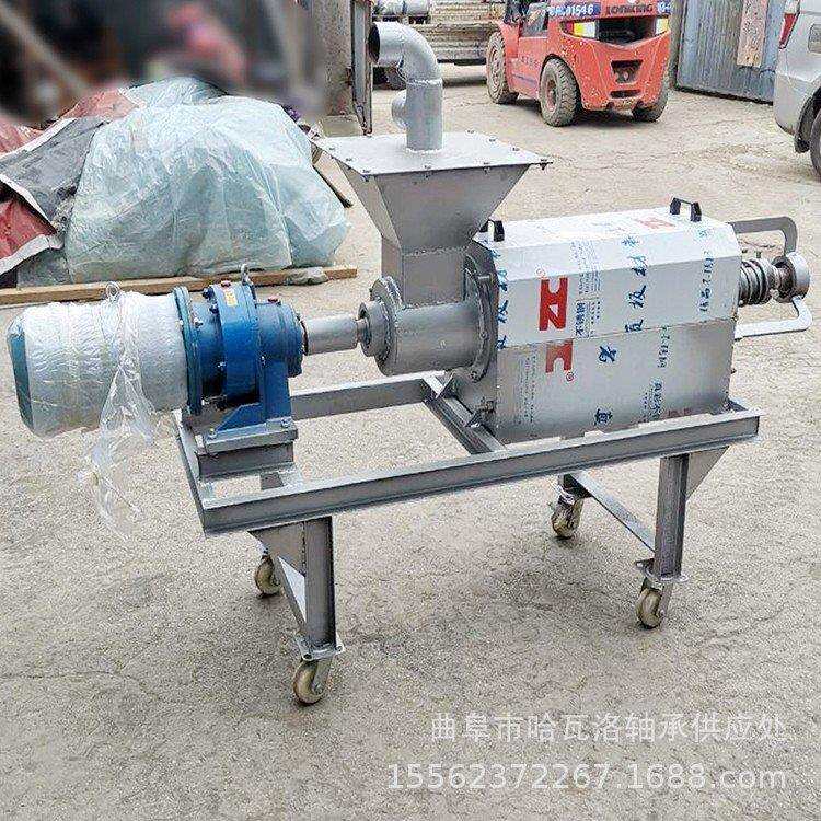 鸡鸭粪便干湿分离机 屠宰场粪污脱水机 方壳猪粪脱水处理机