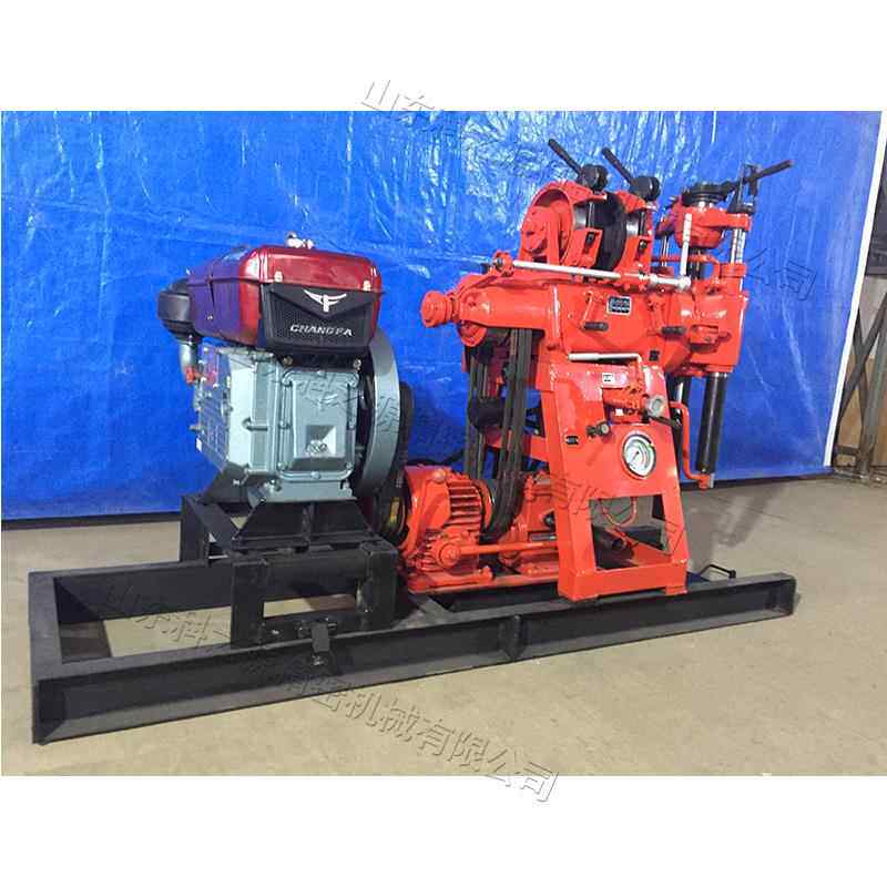 100型普查勘探岩芯钻机 地球物理勘探水井钻机 爆破孔钻进工程