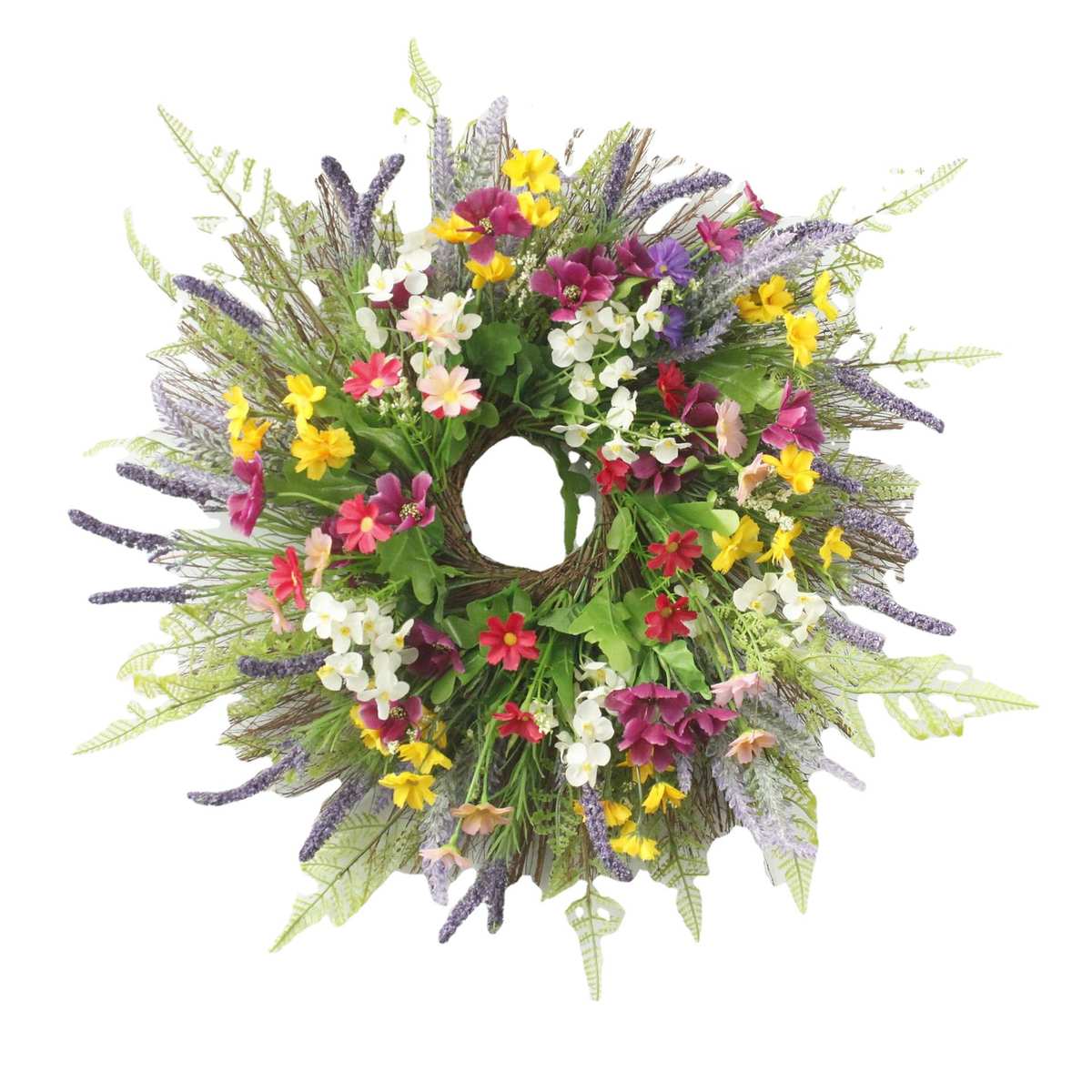 薫花环花环人造绢花门环春季新款雏菊夏季门衣草新款饰批发