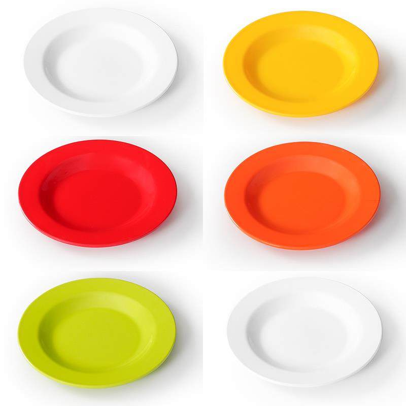 密胺餐具塑料火锅盘子彷瓷餐盘商用盘食堂快餐盘子盖饭圆盘骨碟,餐饮具,盘,淘宝优惠券,粉丝福利购,淘宝优惠卷