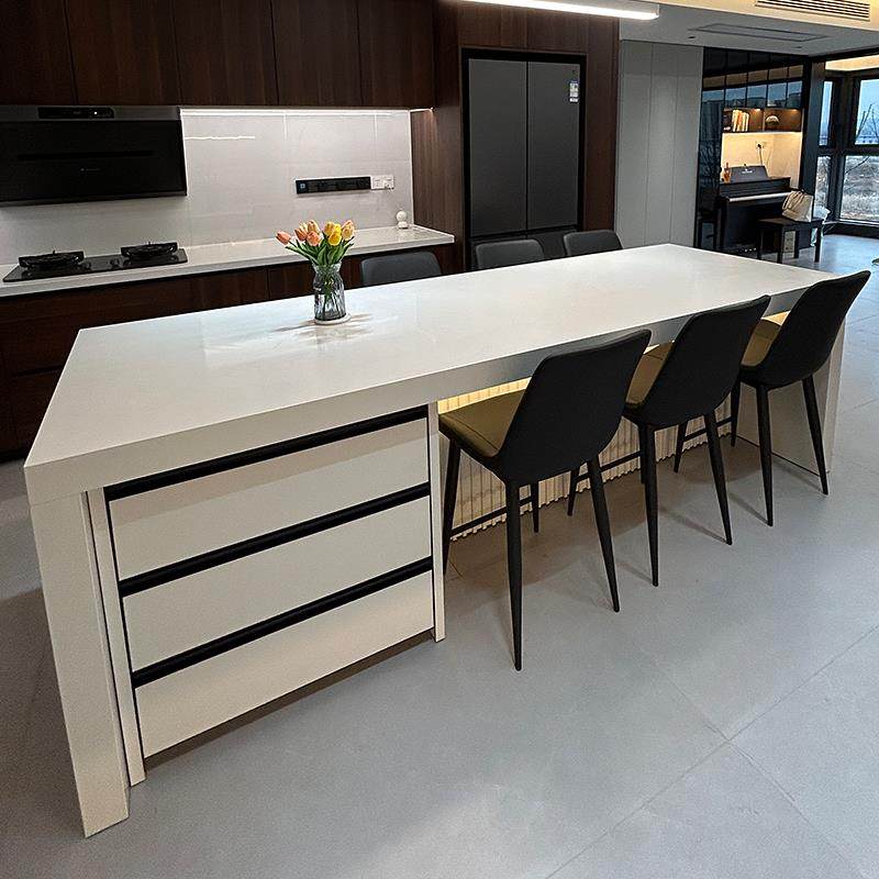 定制6550靠CM厘加米坐高岛吧导台椅子背式意轻奢家用餐椅AB3高脚