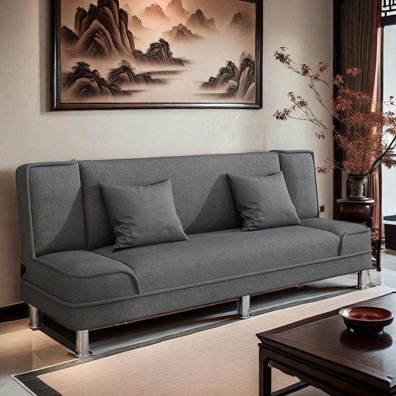 简易客厅可折叠两用小户型出租屋沙发出租房长条沙发凳简约便宜床
