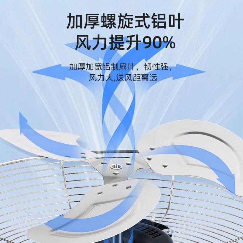 趴地扇工业大风扇F102-14B强力功率爬台式扇家用电风扇地扇圆筒仓
