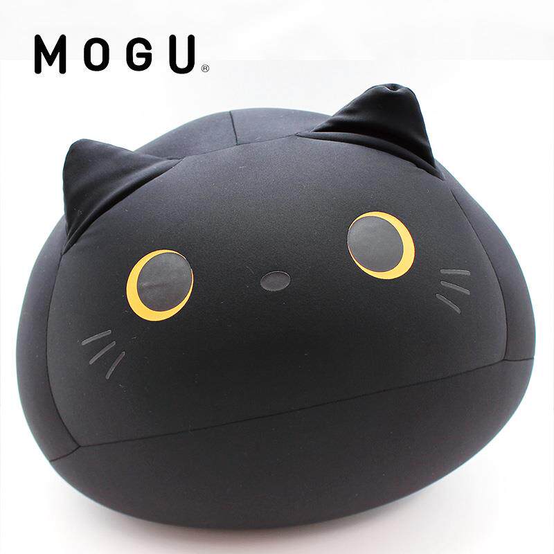 高档MOGU抱枕沙轻发腰靠猫公仔可动物抱送女枕友礼物圆形抱枕奢学