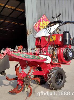 蔬菜棚沟施肥大马力大果园开沟机培63666土机开大马力田园管理机