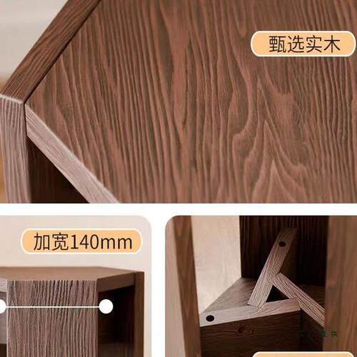 全用实木凳子家用可叠组合六放凳客厅来客TES备凳结实耐角用餐桌