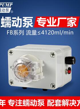 杰恒FB系列蠕动泵小型24V自吸泵微型循环泵大流量实验室抽水泵