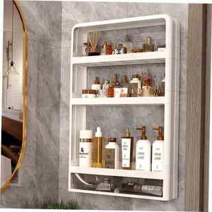storage racks bathroom toilet punching shower shelf rack