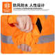 口环卫雨衣套装 厂家批发 松紧袖 环卫分体雨衣套装 加厚桔色