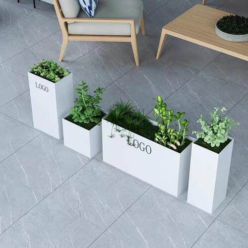 铁艺花箱户外组合外摆隔断围栏厅室外种植箱栅栏花槽售楼部造花坛