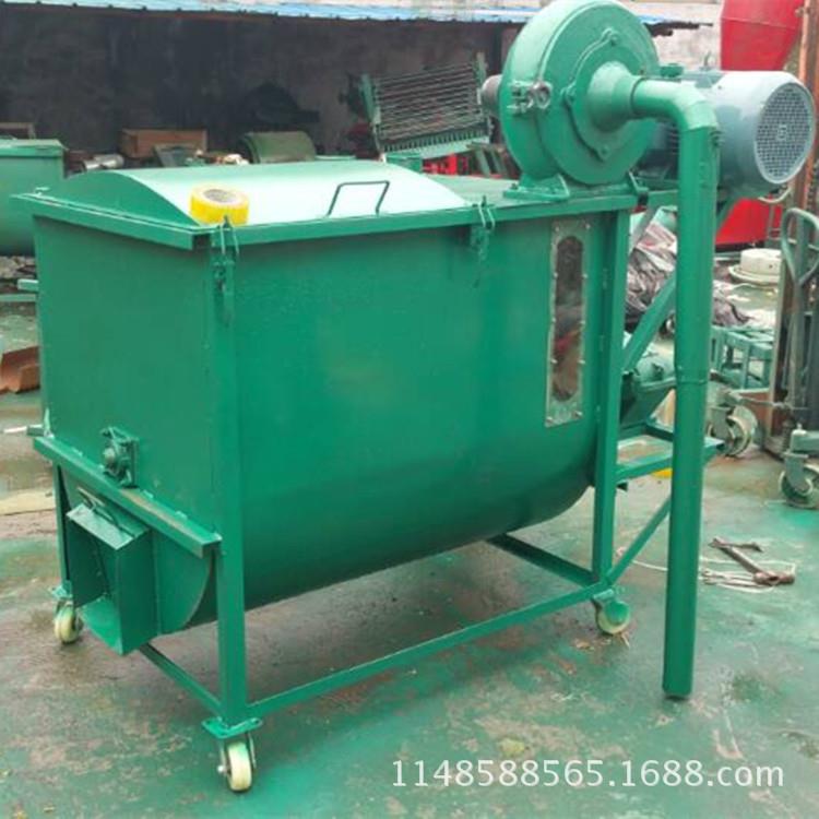 辽大宁中小型养殖场用玉米粉碎拌一体机卧PUO式型粮食搅糠料粉碎