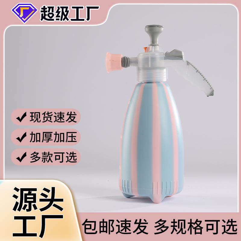 园艺喷壶家庭种植气压式浇水壶浇花浇菜洒水壶2升大容量厂家
