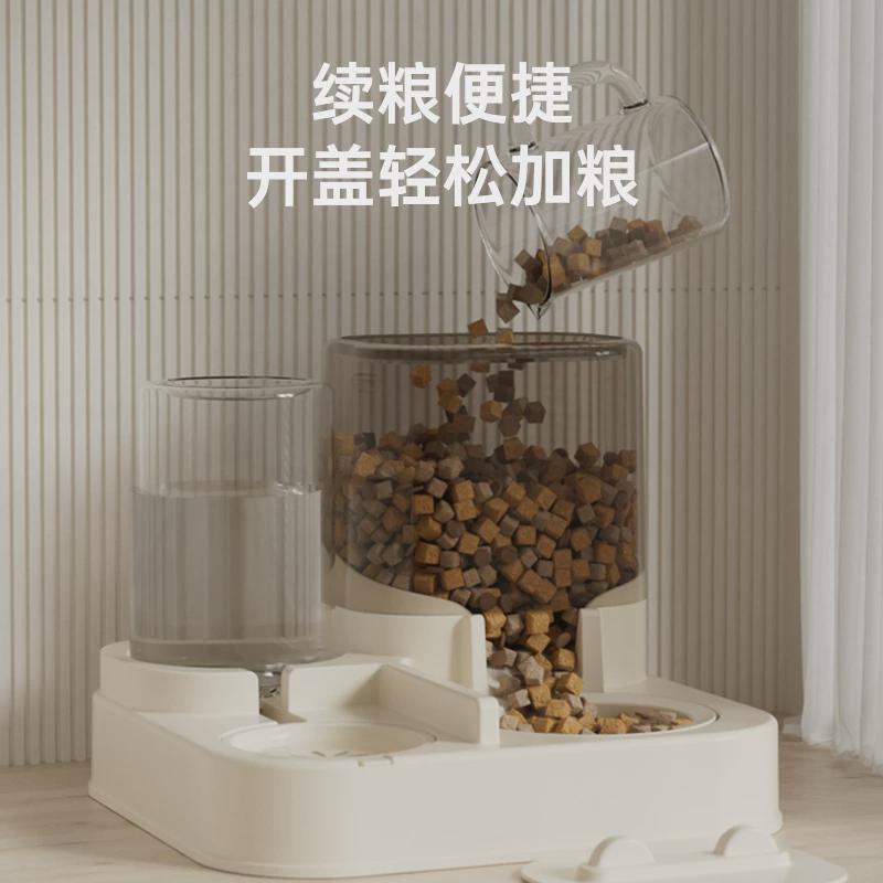 宠物喂食器猫碗宠物食具猫咪碗狗碗猫盆通用款饮水机宠物用品塑料
