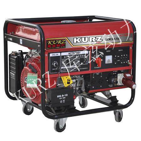 上海发电机厂家/5kw380V三相汽油发电机 应急低油耗发电机便携式