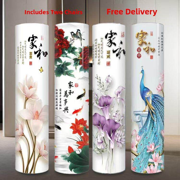 多功能储物柜360度旋转鞋柜阳台入口鞋架现代创意简约柜圆圆筒