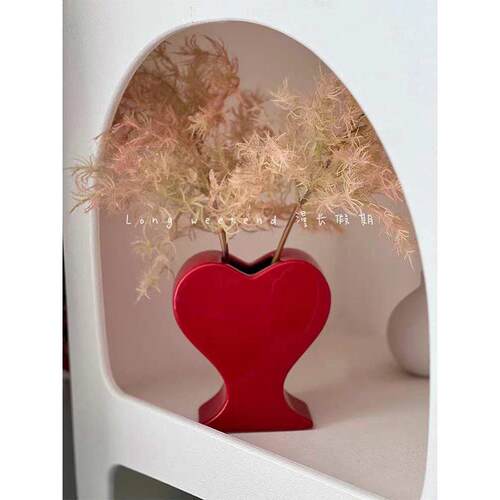 颜值  花瓶北欧桌面器风水花家居装饰高批发插花摆件ins陶瓷养