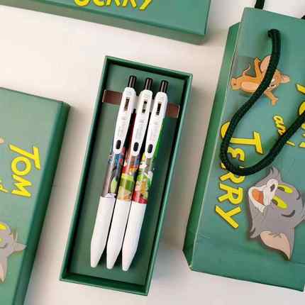 日本ZEBRA斑马官方旗舰店猫和老鼠联名限定中性笔jj-29款贴好送礼优选学生生日礼物礼盒礼袋考试用笔