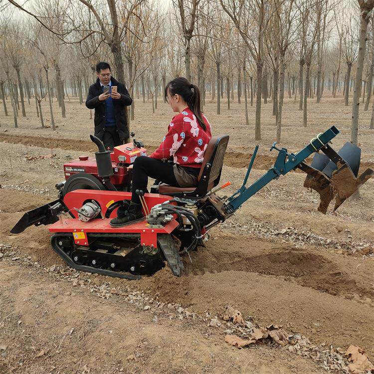 新农履AKI款带拖拉机小型用挖掘机座驾式式柴油水田旱地两用耕地