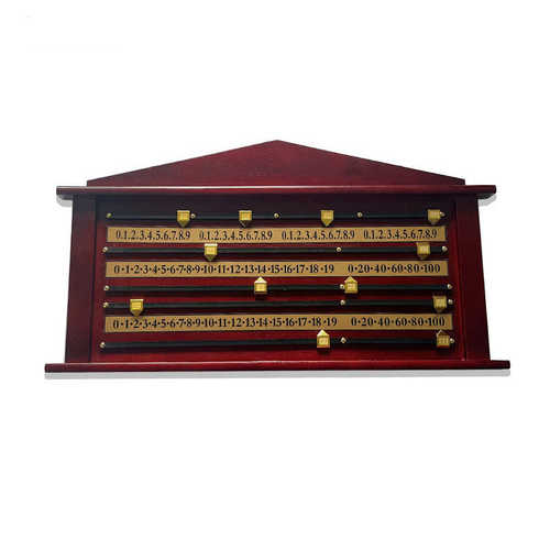 斯诺克计分牌台球移动防水计分器篮球足球桌球比赛实木记分牌