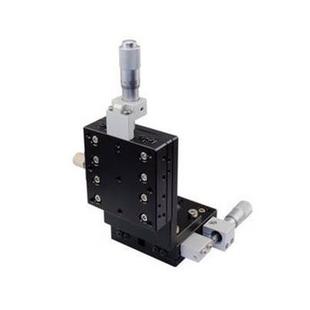 C2交叉导轨型千分尺旋钮位移平台微调架 XZ轴40 40LEV40