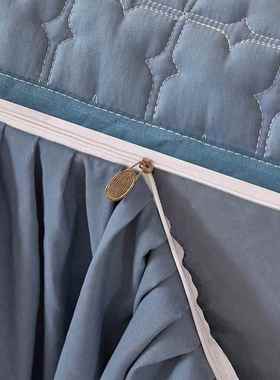 纯色夹棉FS756792加厚新床笠罩带裙边a合可拆卸床裙二一单件2025