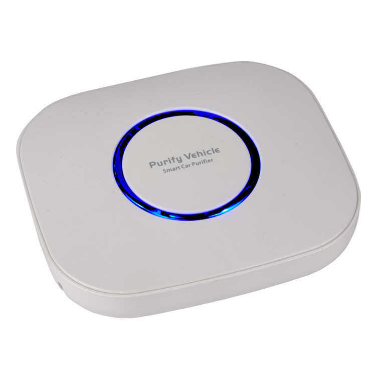 厂家直销 新款智能车用车载桌面办公空气净化器 除甲醛负离子氧吧