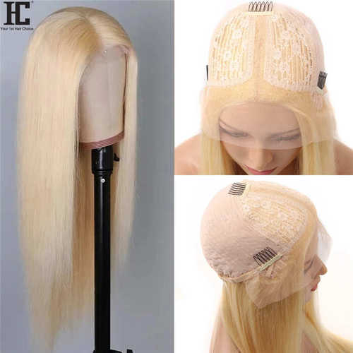 真人发头套T型613头套蕾丝假发lace wig straight hair假发真发丝
