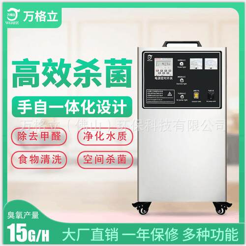 风冷15G/H臭氧发生器 臭氧消毒 食品厂化妆品厂空间杀菌消毒包邮