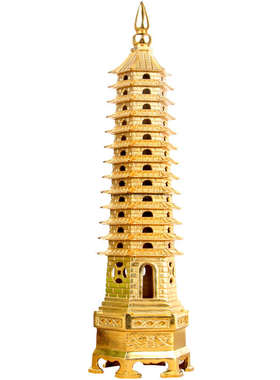 黄铜文昌塔九层13层十三层 文昌塔摆件