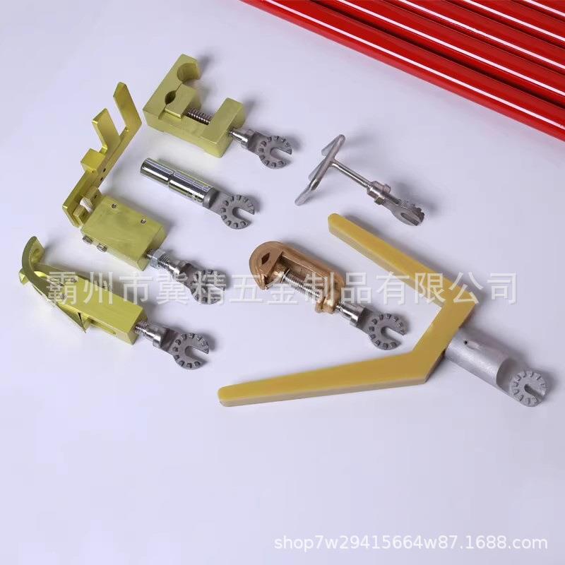 10kv带电作业工具并沟线夹拆卸绝缘操作杆套筒锁杆夹头接火搭火杆