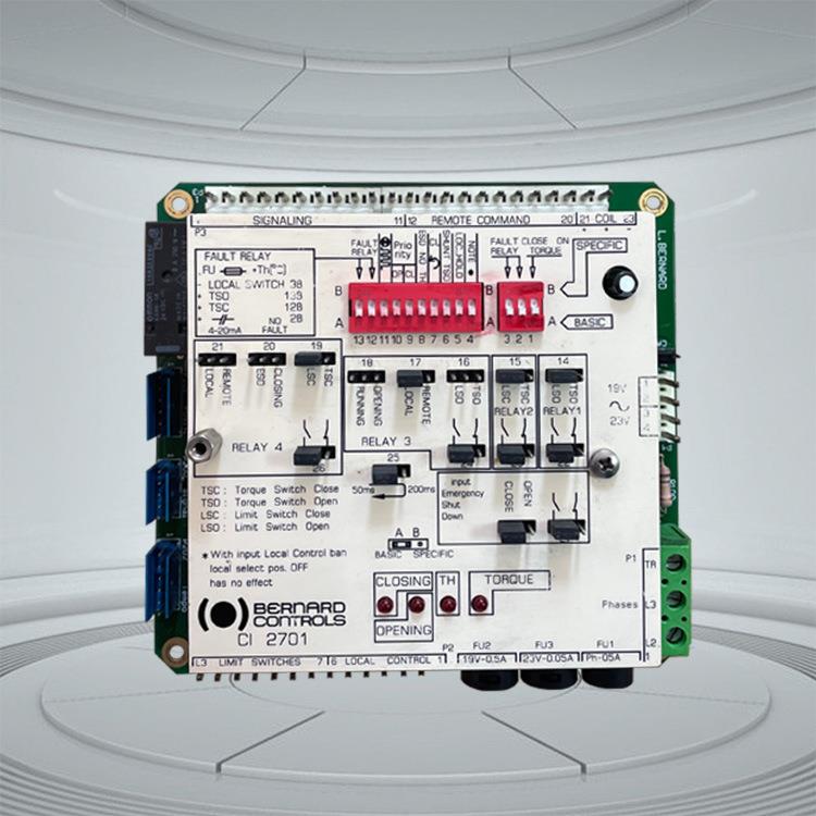 伯纳德执行机构类型SRA6+VE50配件电控卡CI2701电压415V