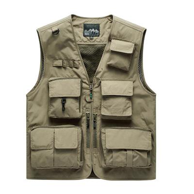 Vest, multi bag photography advertisement, fishing, plus