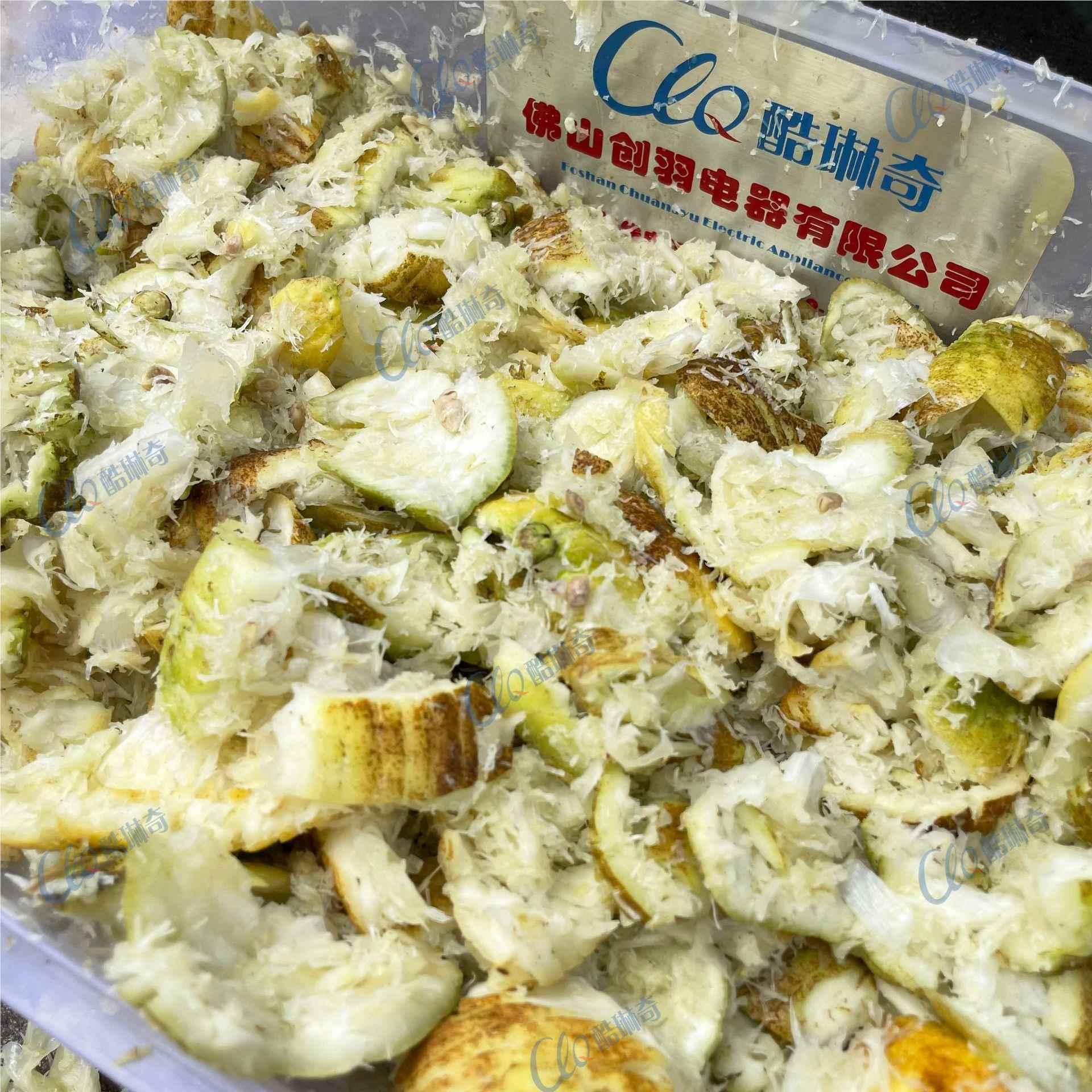 O压用小青桔榨汁机 对切柠檬葡萄539商柚榨机不锈钢工业式对辊榨