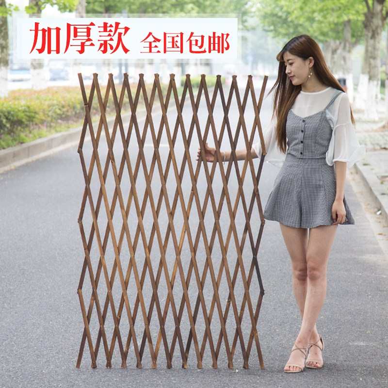 木栅栏围栏室外阳台防腐护栏花园围墙庭院装饰网格花架户外爬藤架